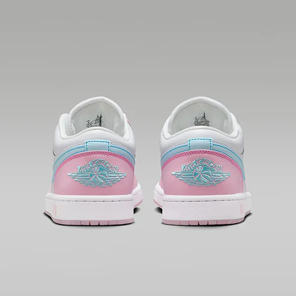 Giày Sneaker Nữ Nike Air Jordan 1 Low SE Paw Print HM3706-141 Màu Hồng Trắng Size 36