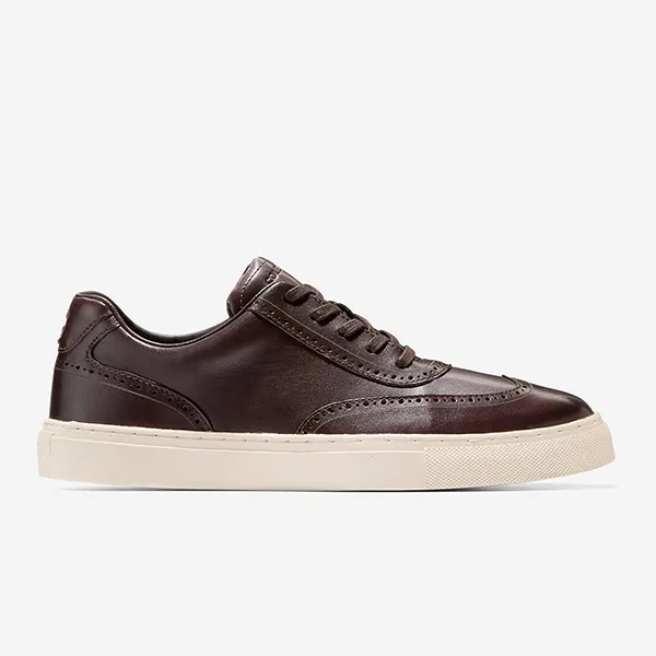 Giày Thể Thao Nam Cole Haan Grand Kittery Màu Đỏ Nâu Size 41