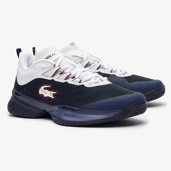 Giày Thể Thao Nam Lacoste Men's AG-LT23 ULTRA MC 1242 SMA NVY/WHT 747SMA0101092 Màu Trắng - Xanh Size 40.5 - Giày - Vua Hàng Hiệu