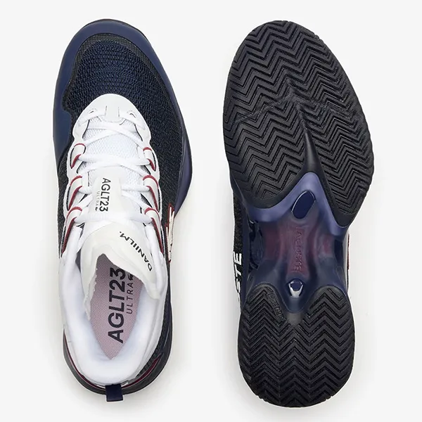 Giày Thể Thao Nam Lacoste Men's AG-LT23 ULTRA MC 1242 SMA NVY/WHT 747SMA0101092 Màu Trắng - Xanh Size 40.5 - Giày - Vua Hàng Hiệu