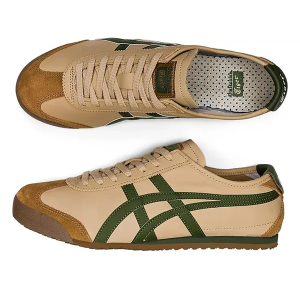 Giày Thể Thao Nữ Onitsuka Tiger Mexico 66 Beige Grass Green 1183C102-250 Màu Nâu Be Size 36 - Giày - Vua Hàng Hiệu