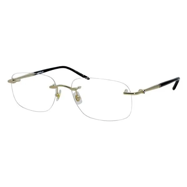 Gọng kính Nam Montblanc MB0071O-003 58 Màu Vàng Đen - Kính mắt - Vua Hàng Hiệu