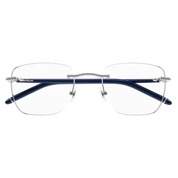 Gọng kính Unisex Montblanc MB0274O-003 53 Màu Trắng - Xanh - Kính mắt - Vua Hàng Hiệu