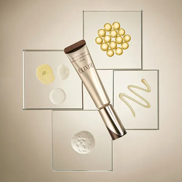 Kem Dưỡng Mắt Elixir Hỗ Trợ Làm Mờ Nếp Nhăn Retinol Power Wrinkle Smoothing Cream 15g