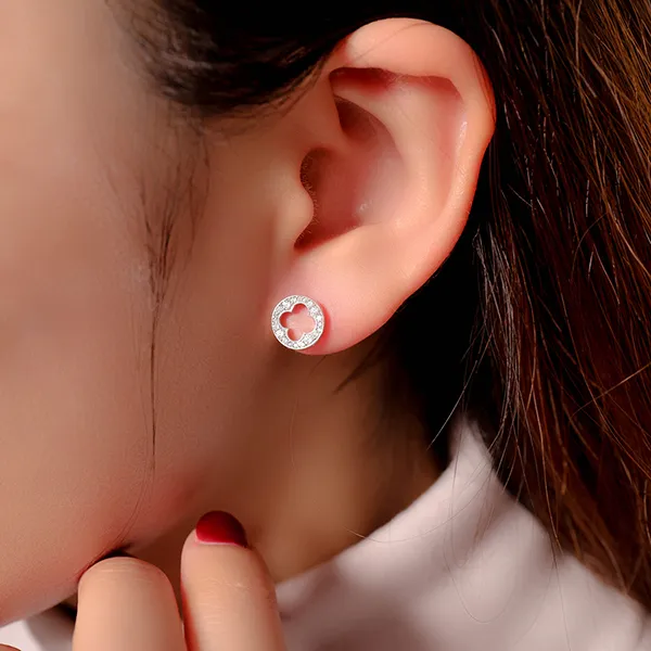 Khuyên Tai Nữ Morina Lumineux Earrings Màu Bạc - Trang sức - Vua Hàng Hiệu