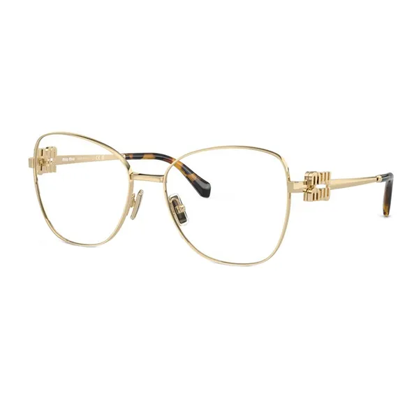 Kính Mắt Cận Miu Miu Butterfly Gold Geometric Eyeglasses VMU 50XV 0579 Màu Vàng Gold - Kính mắt - Vua Hàng Hiệu