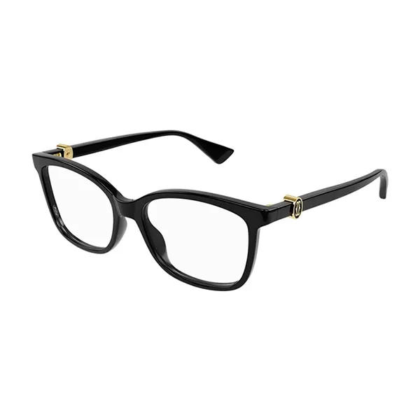 Kính Mắt Cận Nữ Cartier Eyeglasses CT0493O 001 Black Màu Đen