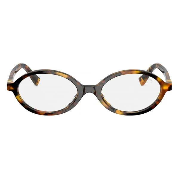 Kính Mắt Cận Nữ Miu Miu Tortoise Eyeglasses MU04ZS VAU08N Màu Đồi Mồi - Kính mắt - Vua Hàng Hiệu