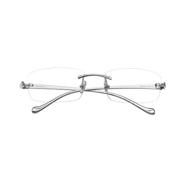 Kính Mắt Cận Unisex Cartier Glasses CT0061O 003 Màu Bạc - Kính mắt - Vua Hàng Hiệu