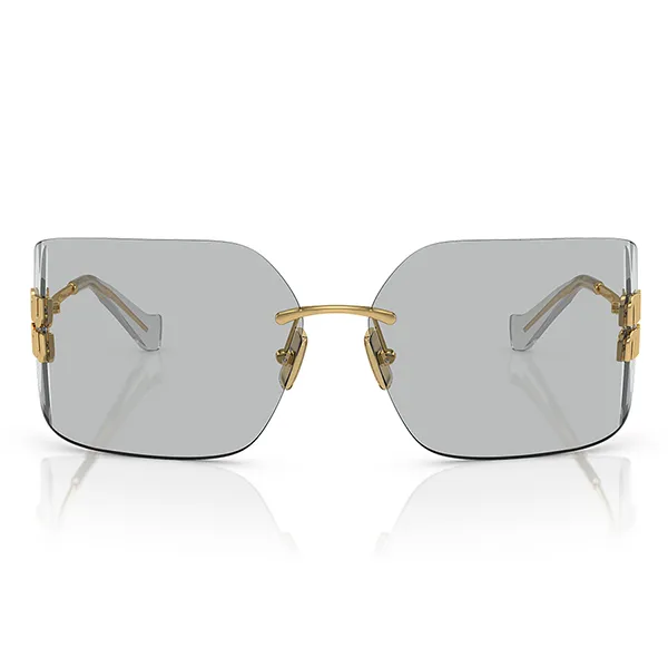 Kính Mát Miu Miu Runway Sunglasses OMU 54YS 5AK30B Màu Xám - Kính mắt - Vua Hàng Hiệu