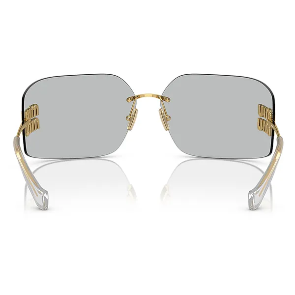 Kính Mát Miu Miu Runway Sunglasses OMU 54YS 5AK30B Màu Xám - Kính mắt - Vua Hàng Hiệu