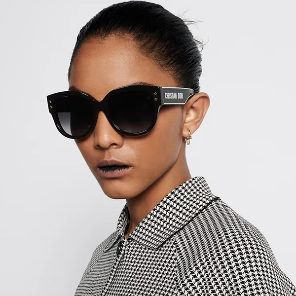 Kính Mát Nữ Dior Sunglasses DiorPacific B2I 10A1 Màu Đen Xám