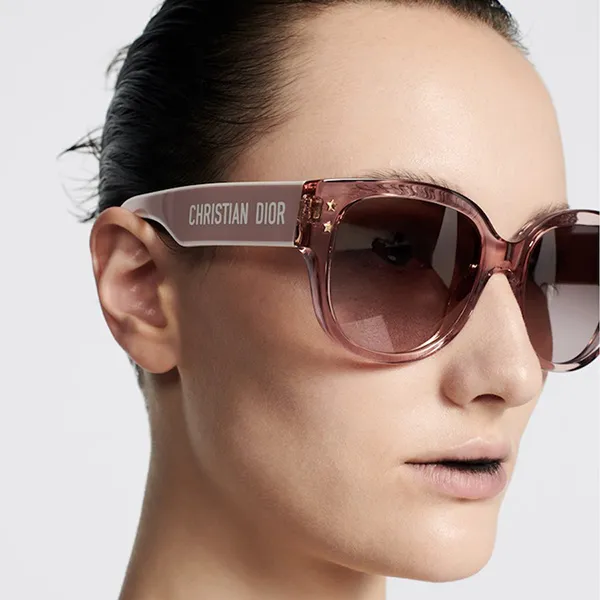 Kính Mát Nữ Dior Sunglasses DiorPacific B2I 40D2 Màu Hồng/Xám