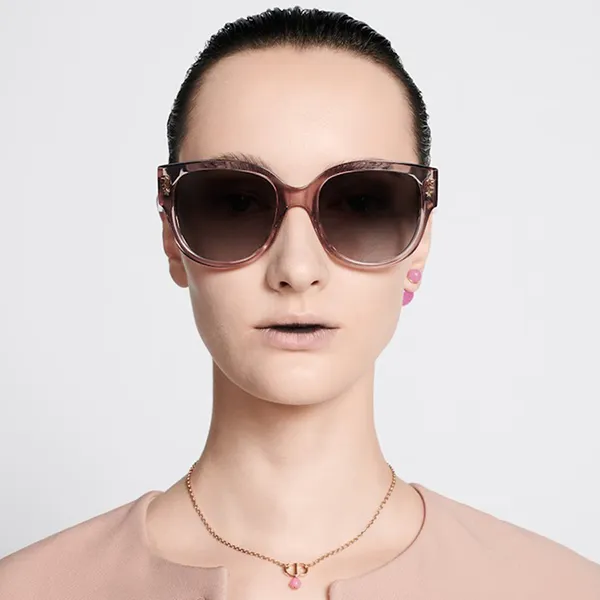Kính Mát Nữ Dior Sunglasses DiorPacific B2I 40D2 Màu Hồng/Xám