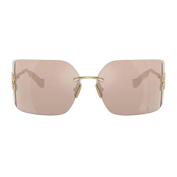 Kính Mát Nữ Miu Miu Runway Pale Gold Sunglasses OMU 54YS ZVN20F Màu Nâu Nhạt