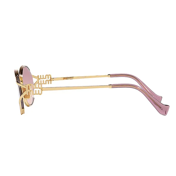 Kính Mát Nữ Miu Miu Regard Sunglasses 52YS 5AK06S Màu Hồng/Gold