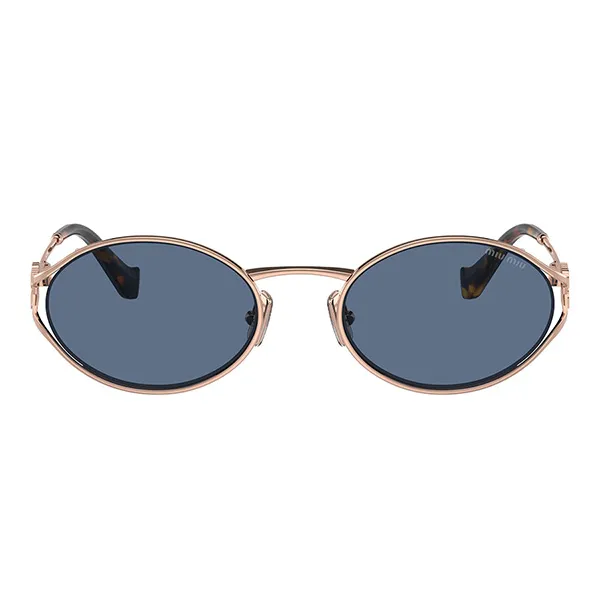 Kính Mát Nữ Miu Miu Sunglasses 52YS ZVF1V1 Màu Xanh/Vàng Hồng
