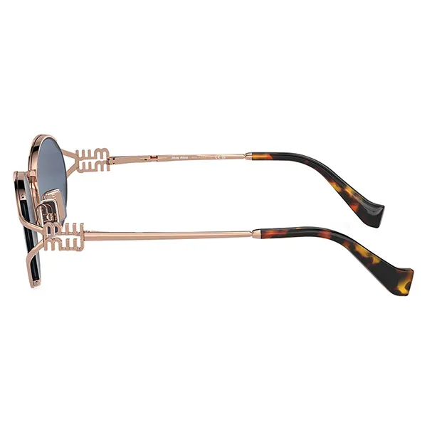 Kính Mát Nữ Miu Miu Sunglasses 52YS ZVF1V1 Màu Xanh/Vàng Hồng