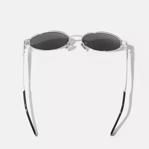 Kính Mát Unisex Celine Triomphe Oval Sunglasses CL40235U Màu Xám Bạc - Kính mắt - Vua Hàng Hiệu