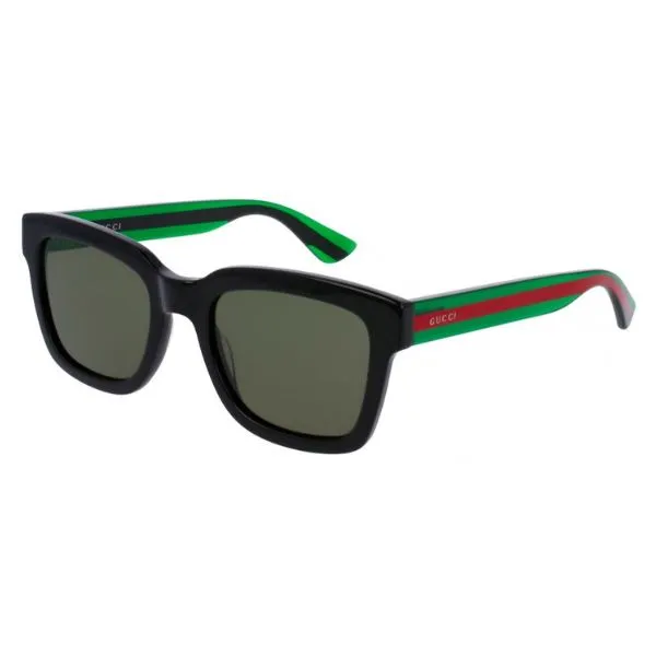 Kính Mát Unisex Gucci GC Acetate Sunglasses GG0001SN 002 Màu Đen - Kính mắt - Vua Hàng Hiệu