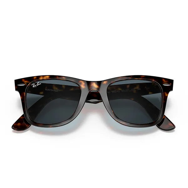 Kính Mát Unisex Rayban Wayfarer Sunglasses RB2140 902/R5 50 Màu Xanh/Havana