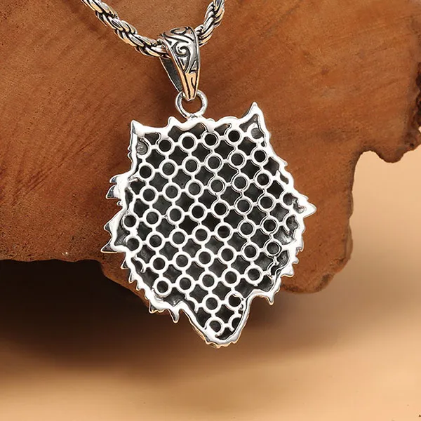 Mặt Dây Chuyền Bạc Thái Nam Lili Jewelry Vua Sói Callahan LILI_076869 Màu Bạc