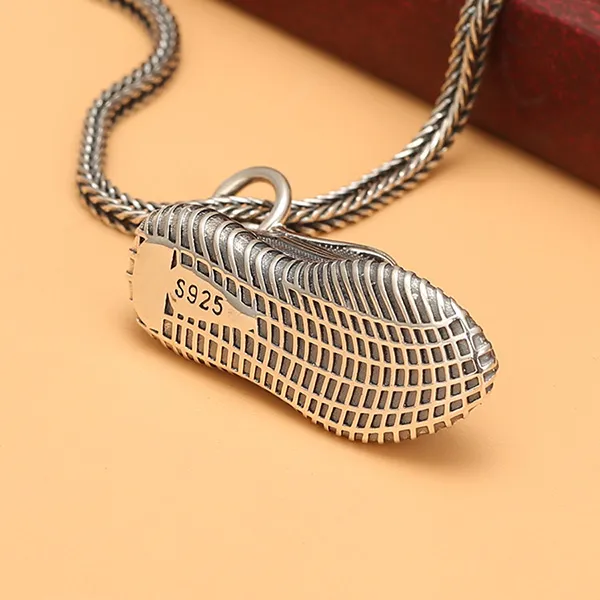 Mặt Dây Chuyền Nam Lili Jewelry Hình Chiếc Giày Augustine LILI_076892 Màu Bạc