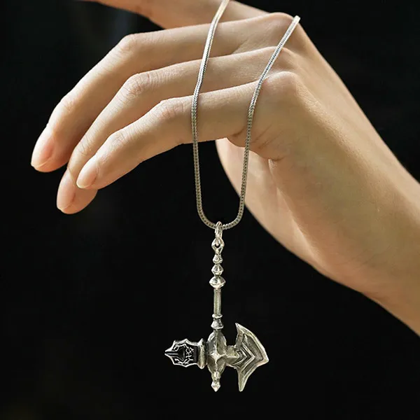 Mặt Dây Chuyền Nam Lili Jewelry Hình Chiếc Rìu Zachariah LILI_076538 Màu Bạc