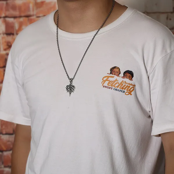 Mặt Dây Chuyền Nam Lili Jewelry Hình Chữ Thập Deal Design LILI_079877 Màu Bạc