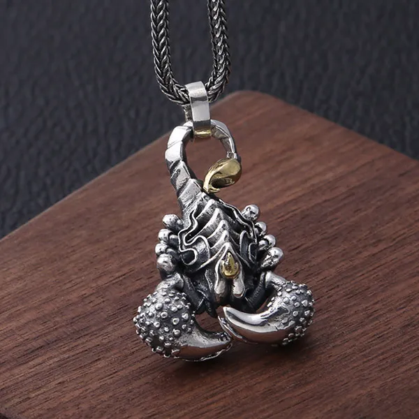 Mặt Dây Chuyền Nam Lili Jewelry Hình Con Bọ Cạp Murphy LILI_080305 Màu Bạc - Trang sức - Vua Hàng Hiệu