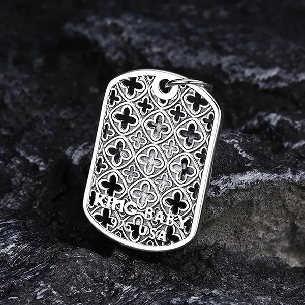 Mặt Dây Chuyền Nam Lili Jewelry Hình Đầu Lâu Zamir LILI_080217 Màu Bạc/Đen - Trang sức - Vua Hàng Hiệu