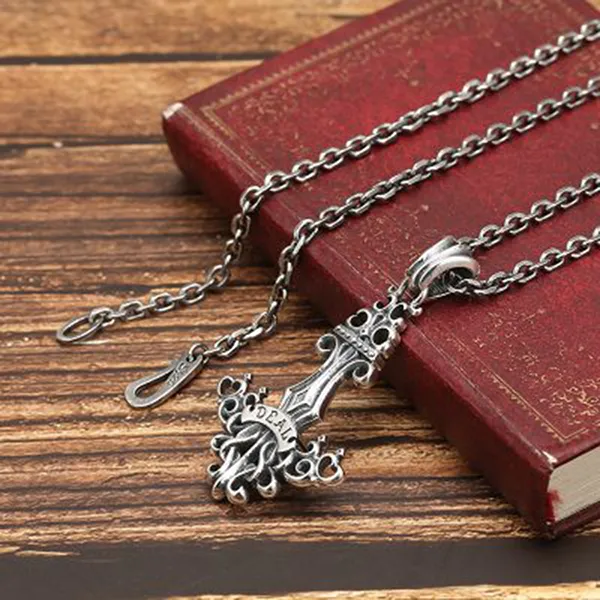 Mặt Dây Chuyền Nam Lili Jewelry Hình Mỏ Neo Cách Điệu Stanley LILI_080032 Màu Bạc
