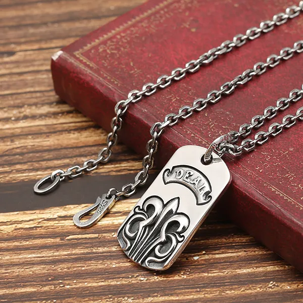 Mặt Dây Chuyền Nam Lili Jewelry Hình Mỏ Neo Deal LILI_079934 Màu Bạc