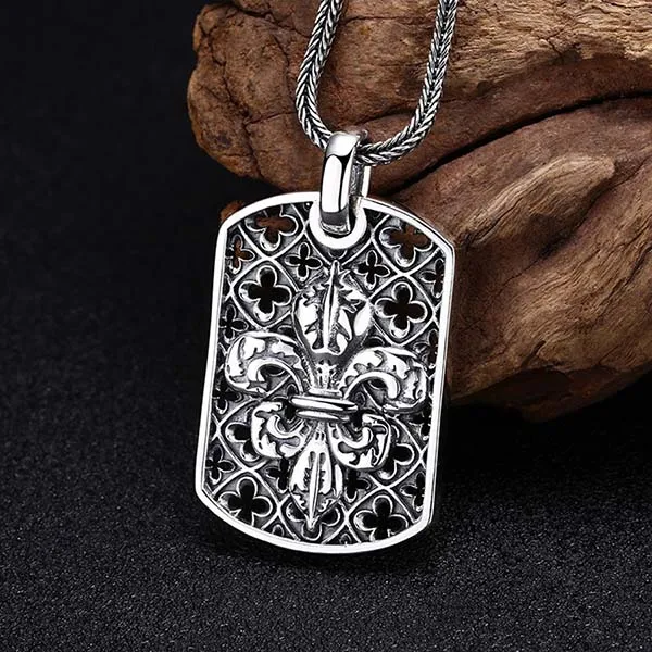 Mặt Dây Chuyền Nam Lili Jewelry Hình Mỏ Neo Jakai LILI_080165 Màu Bạc