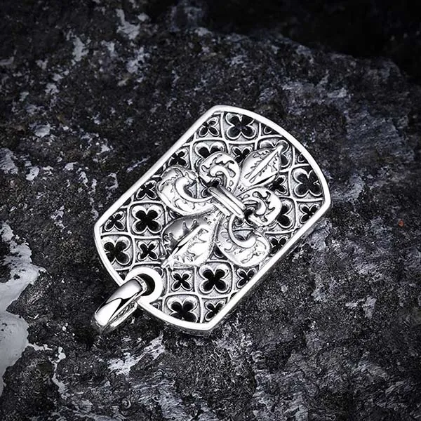 Mặt Dây Chuyền Nam Lili Jewelry Hình Mỏ Neo Jakai LILI_080165 Màu Bạc