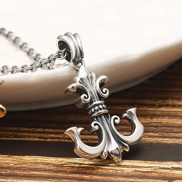 Mặt Dây Chuyền Nam Lili Jewelry Hình Mỏ Neo Nixon LILI_079981 Màu Bạc - Trang sức - Vua Hàng Hiệu