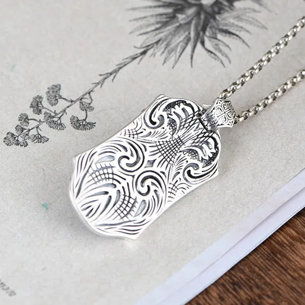 Mặt Dây Chuyền Nam Lili Jewelry King LILI_733946 Màu Bạc - Trang sức - Vua Hàng Hiệu