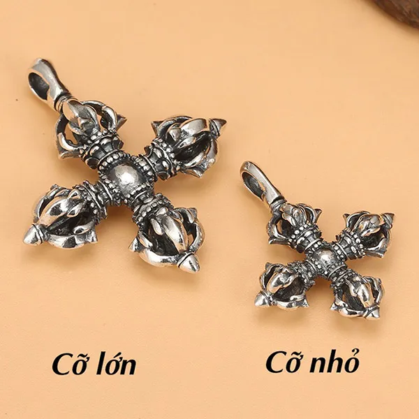 Mặt Dây Chuyền Nam Lili Jewelry Nathanael LILI_080023 Màu Bạc (Cỡ Lớn)