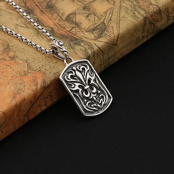 Mặt Dây Chuyền Nam Lili Jewelry Nathanael LILI_080128 Màu Bạc