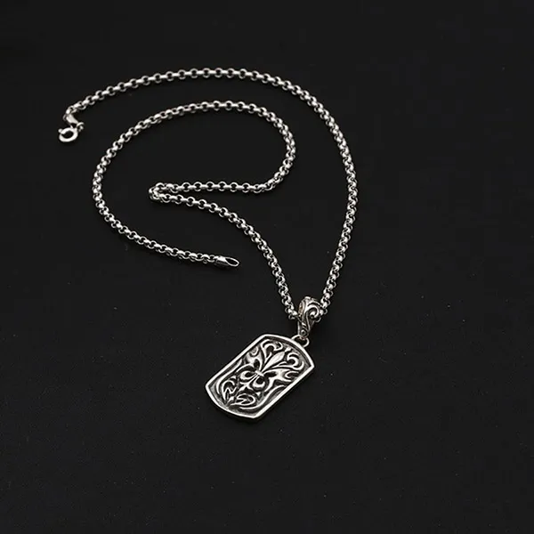 Mặt Dây Chuyền Nam Lili Jewelry Nathanael LILI_080128 Màu Bạc