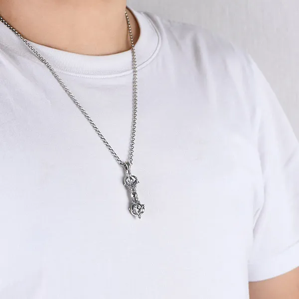 Mặt Dây Chuyền Nam Lili Jewelry Vajra LILI_080347 Màu Bạc