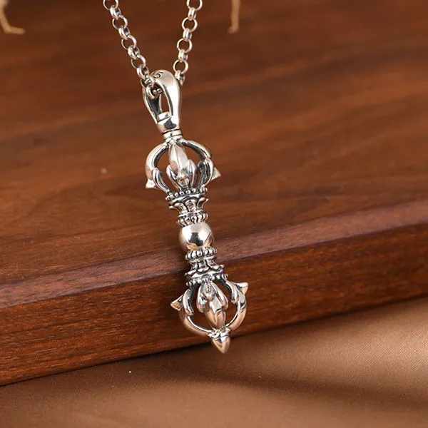 Mặt Dây Chuyền Nam Lili Jewelry Vajra LILI_080347 Màu Bạc