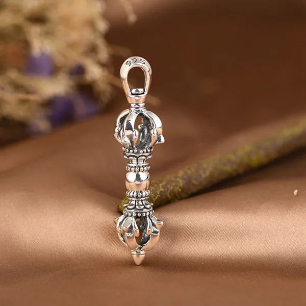 Mặt Dây Chuyền Nam Lili Jewelry Vajra LILI_080347 Màu Bạc