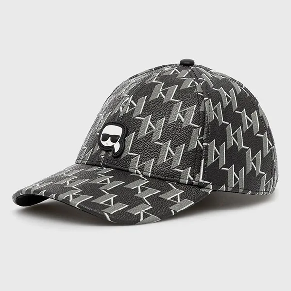 Mũ Karl Lagerfeld K/Ikonik Monogram Cap 225W3410 Màu Đen