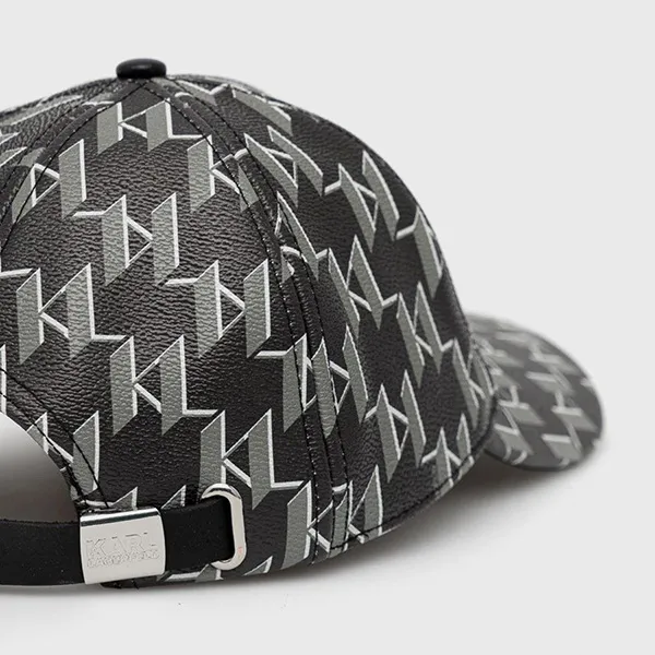 Mũ Karl Lagerfeld K/Ikonik Monogram Cap 225W3410 Màu Đen