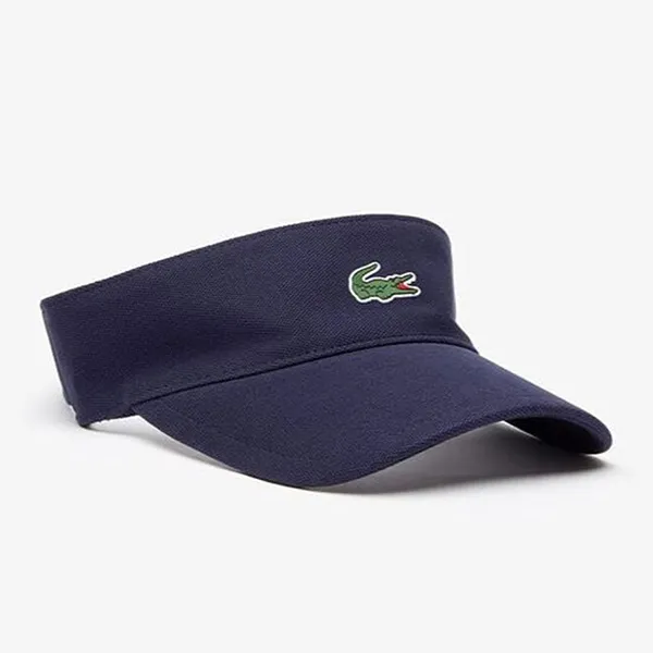 Mũ Lacoste Common Terry Material Sun Visor RK3592 53N 166 Màu Xanh Navy