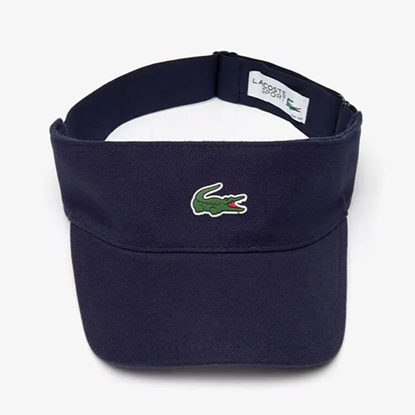 Mũ Lacoste Common Terry Material Sun Visor RK3592 53N 166 Màu Xanh Navy