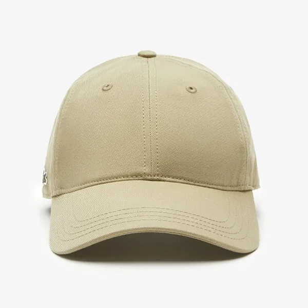 Mũ Lacoste Cotton Twill Basic Baseball Cap RK0440-53N CB8 Beige Màu Be - Mũ nón - Vua Hàng Hiệu