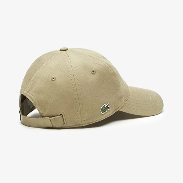 Mũ Lacoste Cotton Twill Basic Baseball Cap RK0440-53N CB8 Beige Màu Be - Mũ nón - Vua Hàng Hiệu
