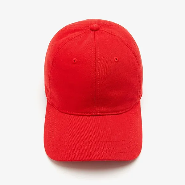 Mũ Lacoste Organic Cotton Twill Red RK0440 53N 240 Red Màu Đỏ